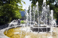 Berlin zoo fountain