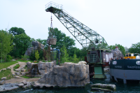 crane in Yukon Bay