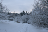 Winter way on top, view down