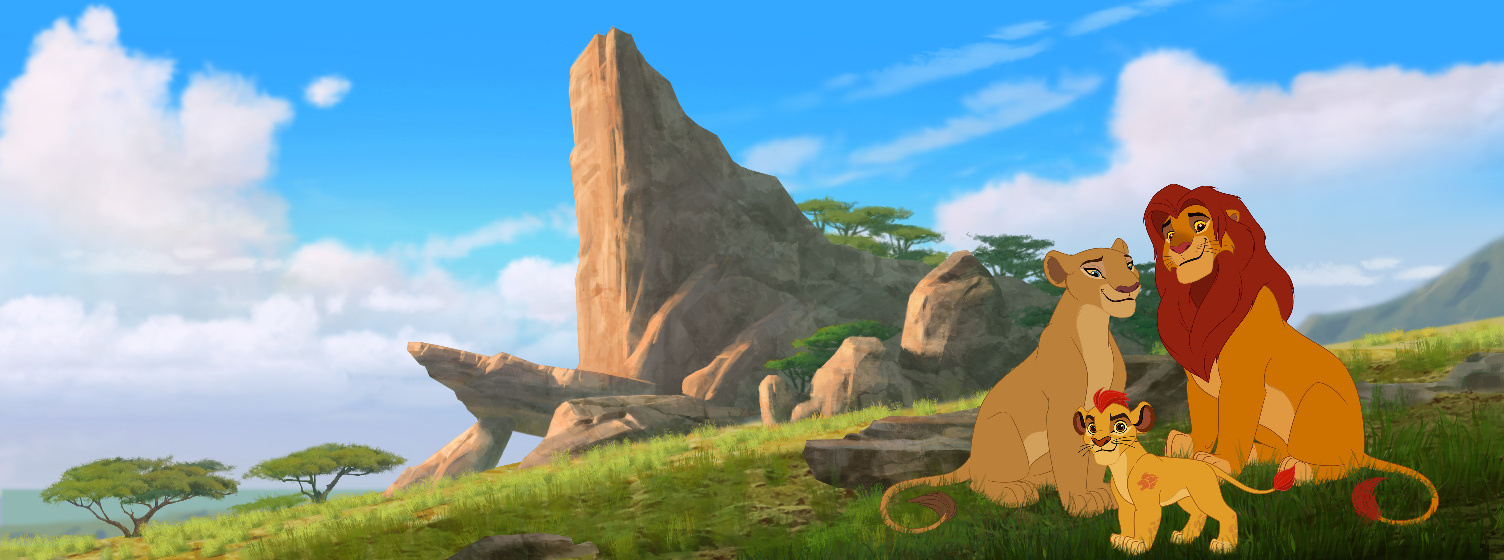 The Lion Guard simba nala pride rock