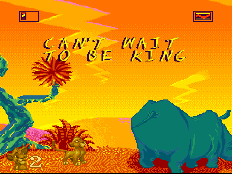 lion king sega genesis level 4