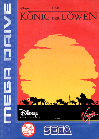The Lion King Sega Mega Drive Cover