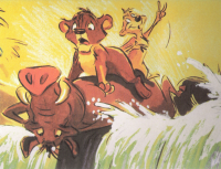 Lion King Laserdisc
			lithographs