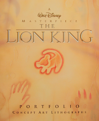 Lion King Laserdisc
			lithographs cover